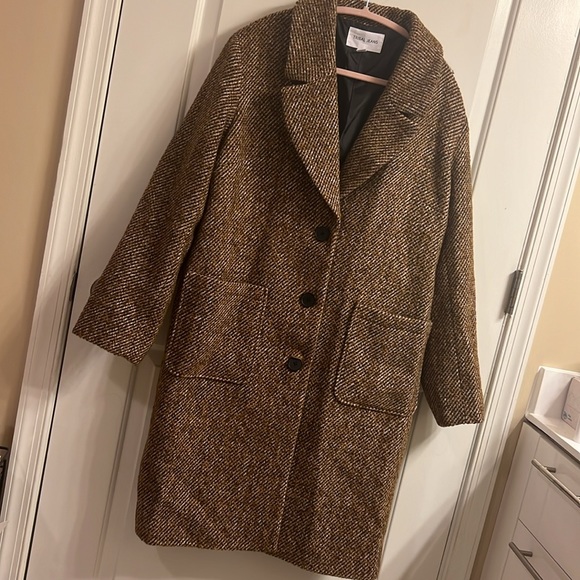 Tribal Duster Coat - Mocha - XL - Wool Blend - Picture 8 of 16